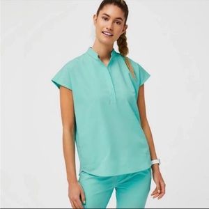 Figs fresh aqua Rafaela top- XXS